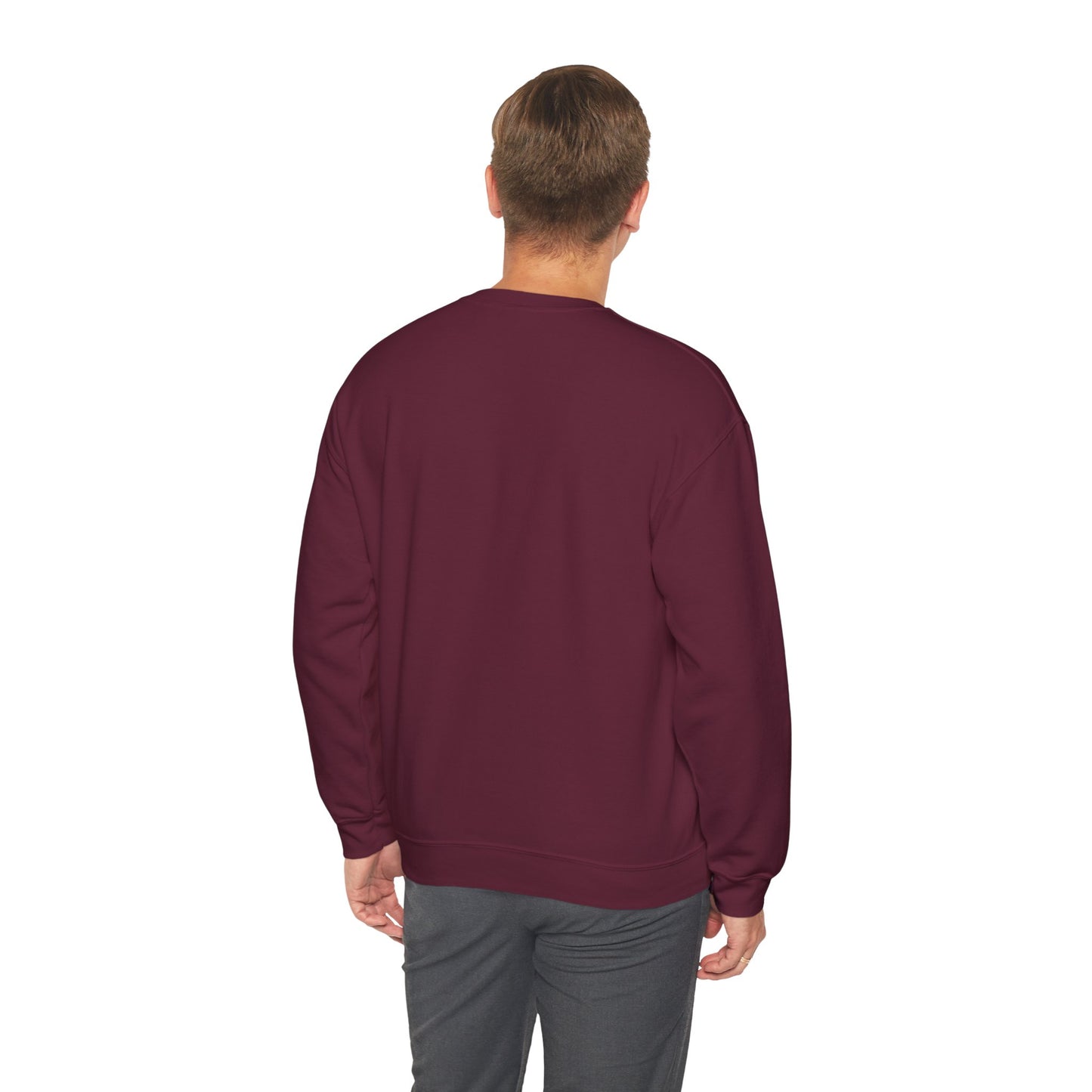 'be courageous.' Duo Font Adult Sweatshirt