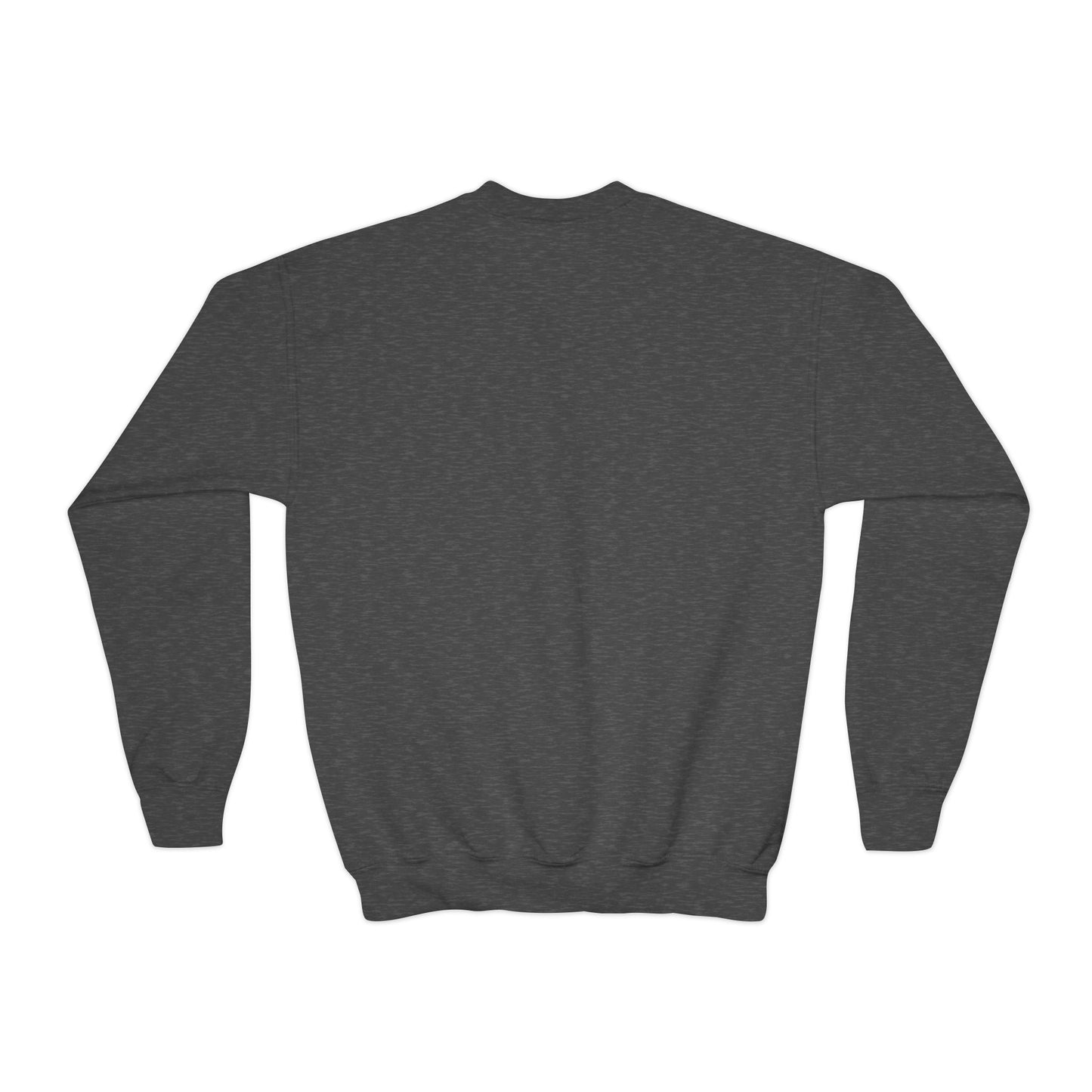 'be courageous.'; Youth Crewneck Sweatshirt
