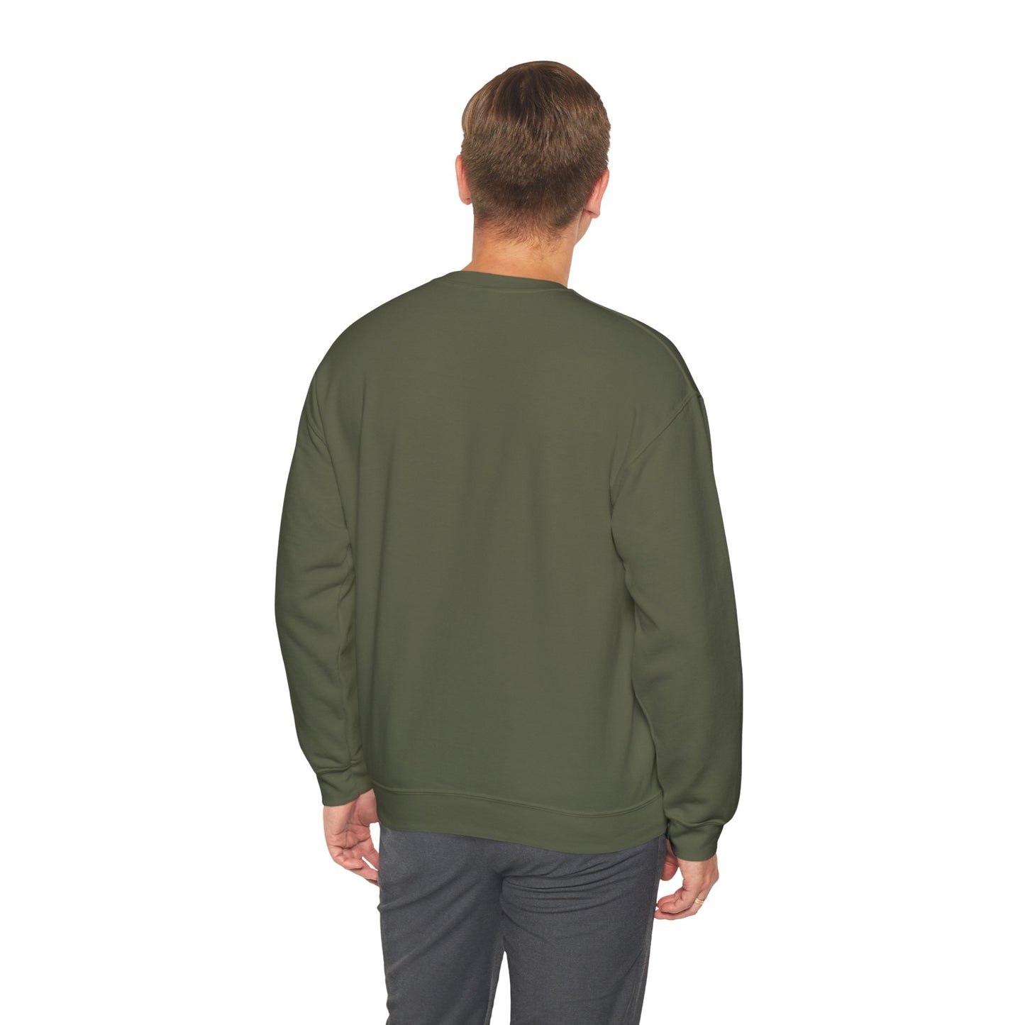 'be courageous.' Duo Font Adult Sweatshirt